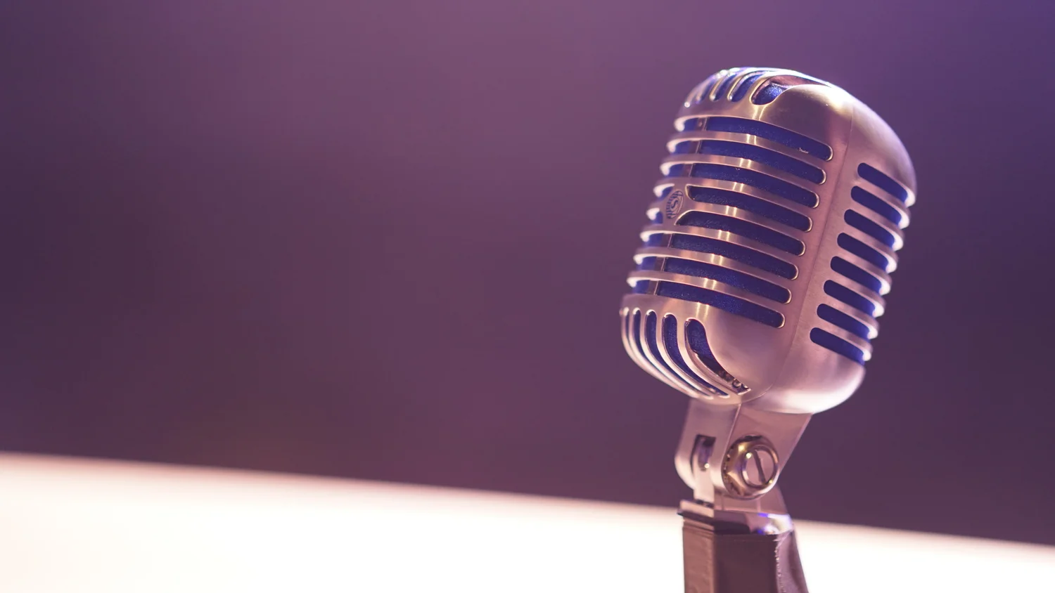 Vintage studio microphone